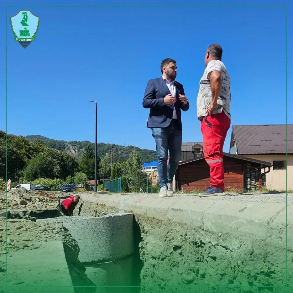 Predsjednik Opštine Kolašin Vladimir Martinović obišao i otvorio radove na Zaobilaznici